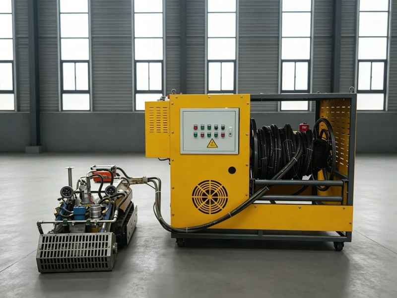Remote-Control-Underwater-Silt-Robot
