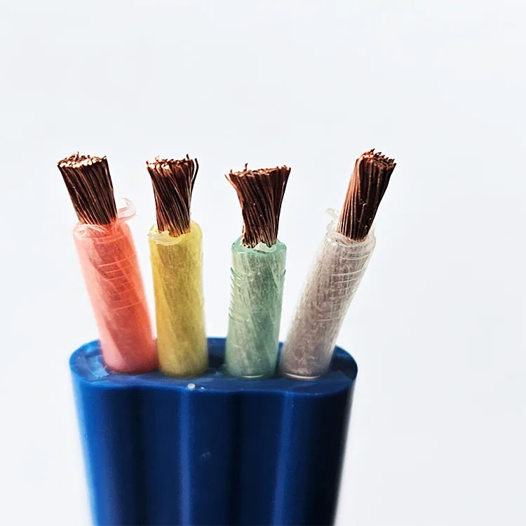 Round-Flat-Waterproof-Submersible-Pump-Cable-Submersible-Flat-Cables-Used-to-Connect-Submersible-Pump-Motor
