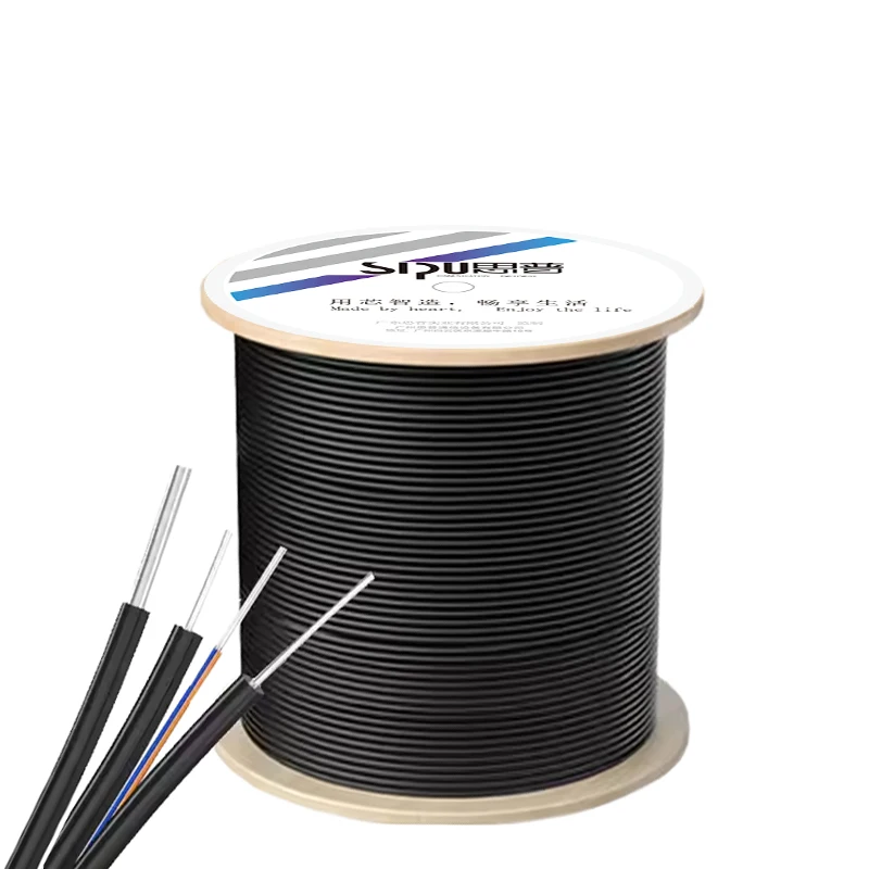 SIPU-Outdoor-FTTH-OM3-Solid-Copper-Conductor-PVC-LSZH-Jacket-Optical-Fiber-Cable-GYXTW-6B1