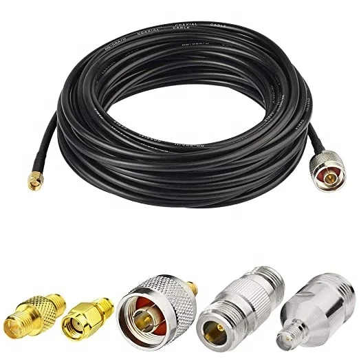 SMA-N-Male-to-N-Type-Conector-100-Feet-LMR-400-N-Type-Connections-Cabo-Coaxial-LMR-400-Cable-20M-25-M-for-Mobile-Signal-Booster