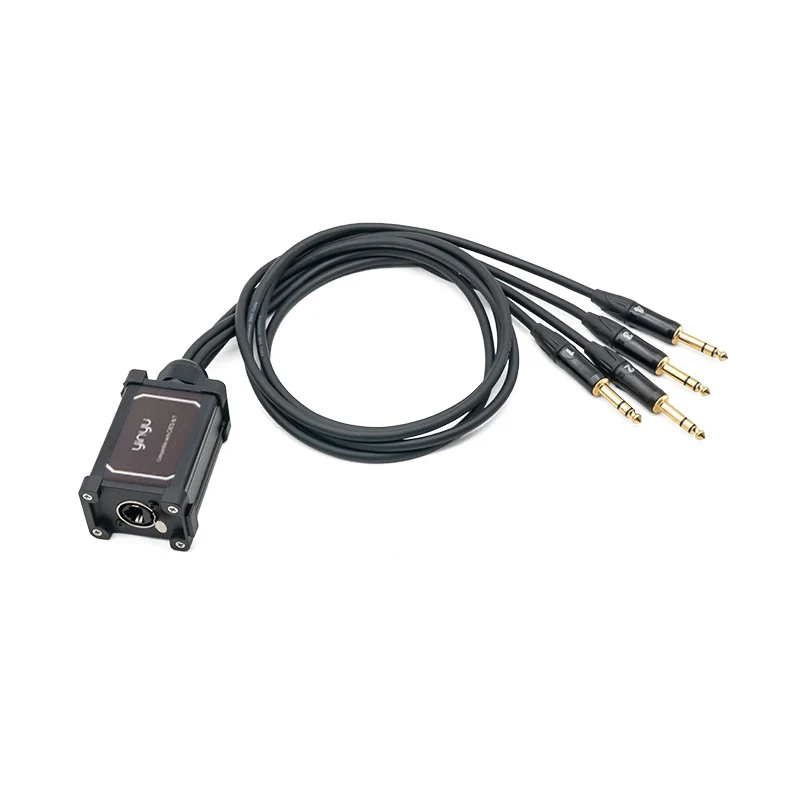 SNA117-DDP-RTS-RJ45-to-6.35mm-TRS-Jack-Audio-Breakout-Adapter-Aluminum-Shell-for-Studio-and-Stage