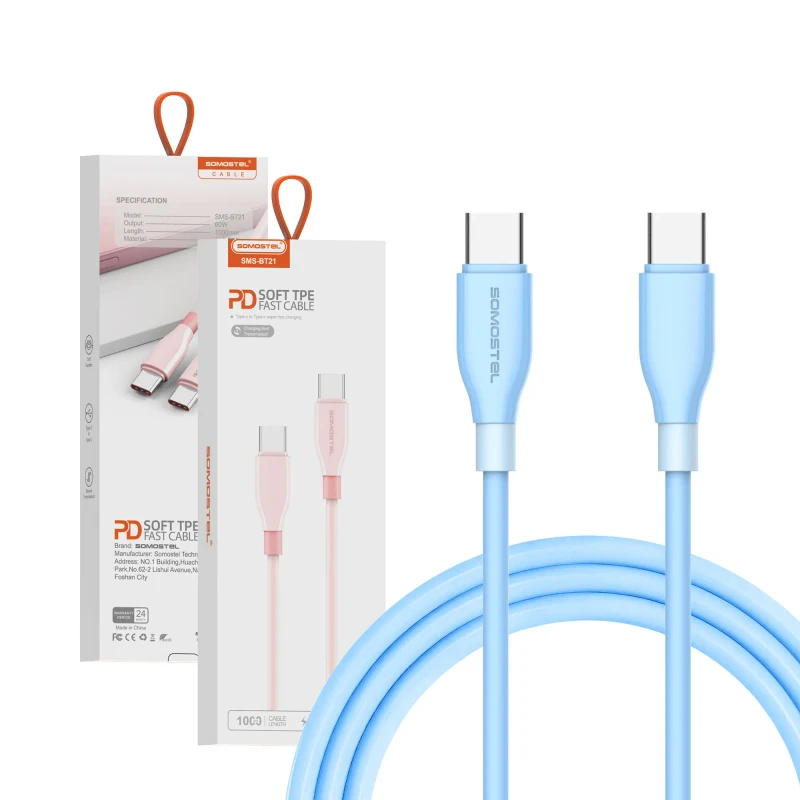 SOMOSTEL-SMS-BT21-60W-PD-Usb-c-Fast-Charging-Cable-Super-Soft-TPE-USB-C-to-C-Data-Sync-Cord-for-Laptop-Phone-Cables-De-Datos
