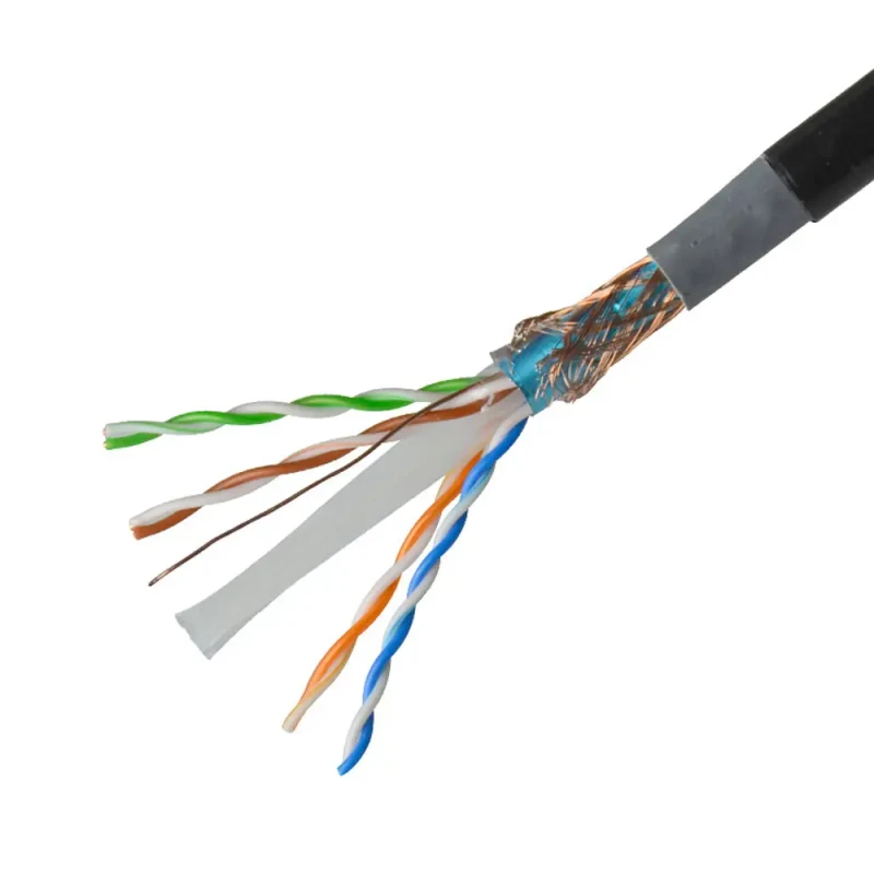 SZADP-High-Quality-Outdoor-Cat6-SFTP-Network-Cable-23AWG-8-Conductor-Colored-PVC-Jacket-Customizable-Length-Communication