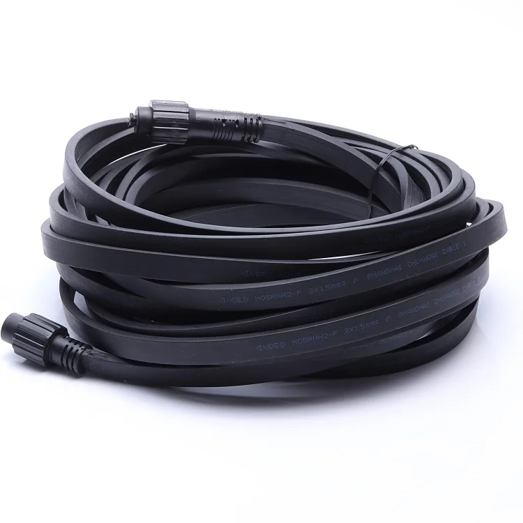Safety-Certification-Waterproof-Standard-Swivel-Power-Cord-Power-Cables-Festoon-Lights-Outdoor-String-Light-Flat-Extension-Cable