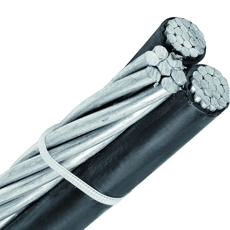 Service-Drop-Cable-Conductor-6-4-2-AWG-Duplex-Triplex-Quaplex-Twisted-Wire-Electric-Aluminum-Cable-Black-XLPE-21-11