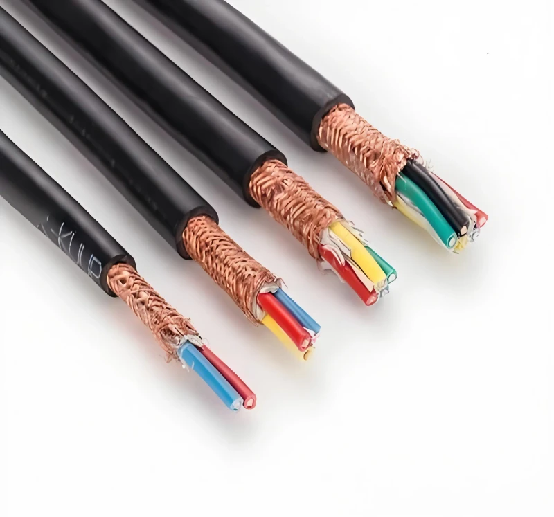 Shielded-PVC-Insulated-Low-Voltage-Copper-Core-Braid-Shielded-PVC-Instrument-Cable-Computer-Control-Cable