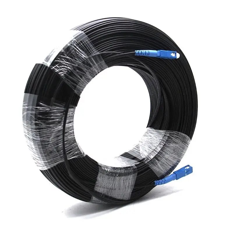 Simplex-Outdoor-G657A1-50m-100m-200m-Fiber-Drop-Patch-Cord-Sc-Upc-to-Sc-Upc-Kabel-Ftth-100-Meter-Communication-Cables