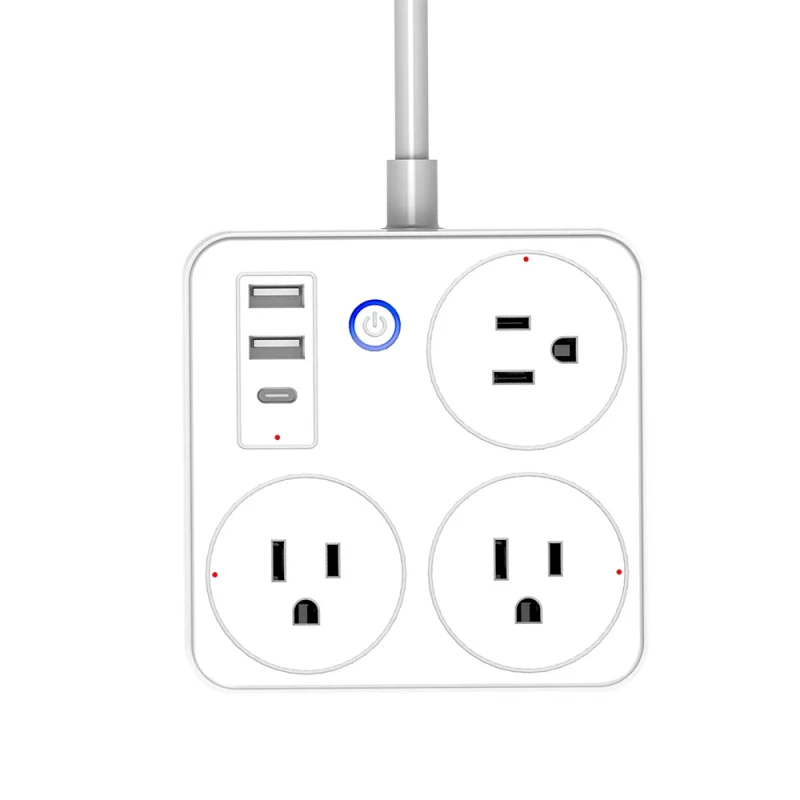 Smart-Wifi-Tuya-US-Surge-Protector-Power-Strip-with-USB-Flexible-Extension-Electrical-Socket-Tower-Flat-Plug-Alexa-google-Home