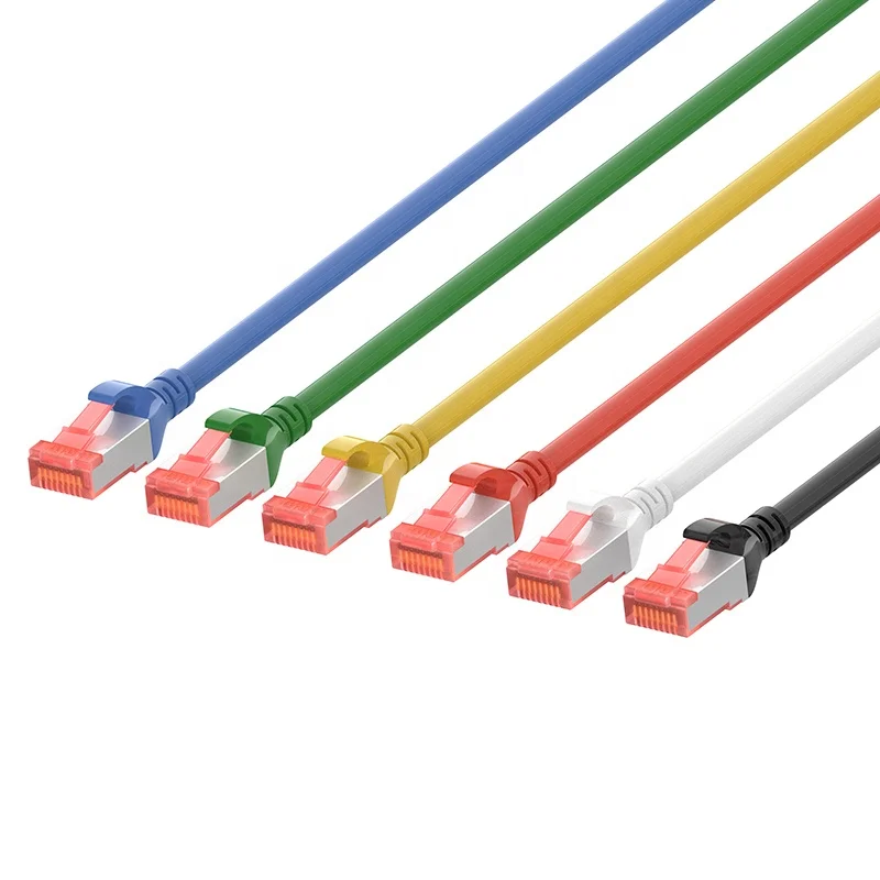 Snag-less-Cat6-Ethernet-RJ45-Patch-Cable-PVC-SFTP-Network-Cord-for-Communication