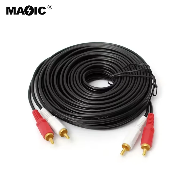 Stereo-RCA-Cable-High-performance-Premium-Audio-2rca-to-2rca-Interconnect-Cable-Double-RCA-Male-to-Male-Wire-for-Computer