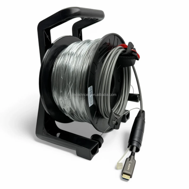 Tactical-Armored-8K-HDMI-2.1-AOC-Fiber-Cable-HDR-48Gbps-Long-Distance-Lossless-for-Control-Room-and-Video-Wall