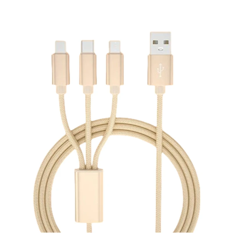 Triple-Head-3-in-1-Multi-Function-Fast-Charging-Cable-1m-2m-3m-Nylon-Braided-Copper-Wire-for-iPhone-Android-Samsung