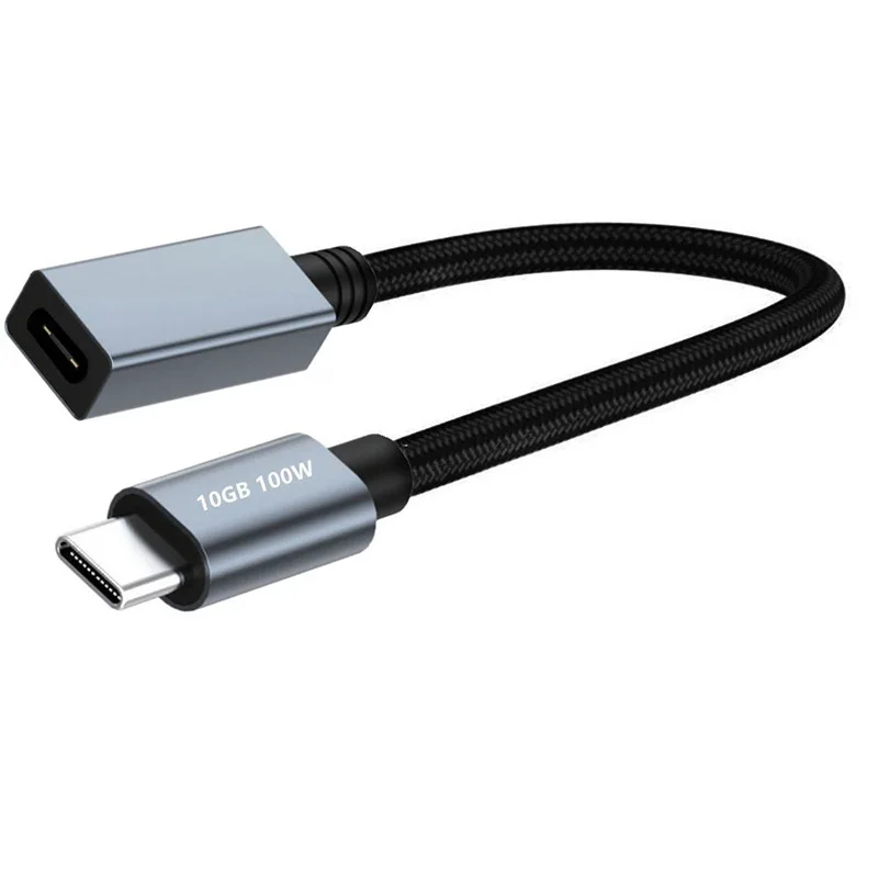 Type-C-3.2-Gen2-10Gb-DP100W-High-Speed-Data-Cable-Computer-TV-Audio-Video-High-Definition-Wires-Cables-Cable-Assemblies