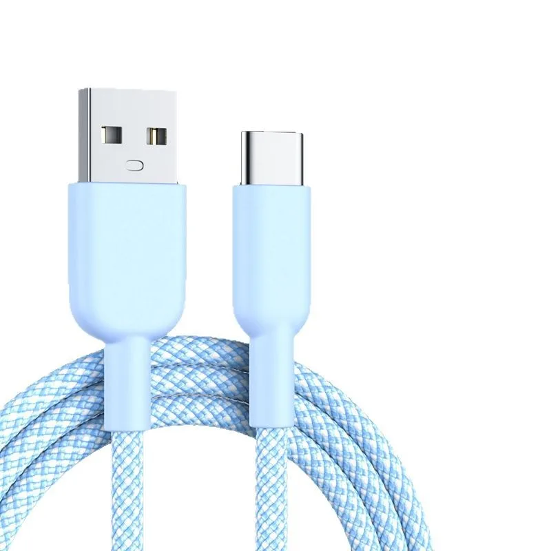 Type-C-Braided-Data-Cable-with-USB-A-Type-C-Connectors-Fast-Charging