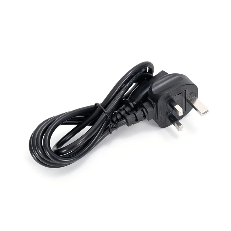 UK-BS-IEC-Power-Cord-for-Home-Appliances-Extension-Cords-3-Outlets-250V-10A-Copper-Conductor-PVC-Jacket-AC-Male-End