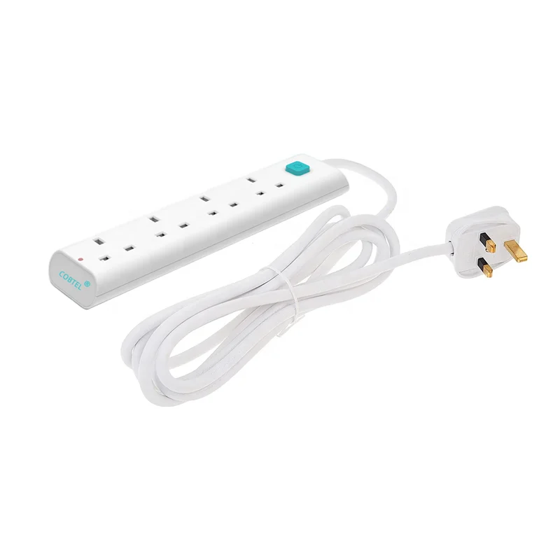 UK-Type-Plug-Extension-Lead-4-Outlets-British-Power-Strip-3Pin-UK-Power-Socket-with-Switch-Extension-Cords