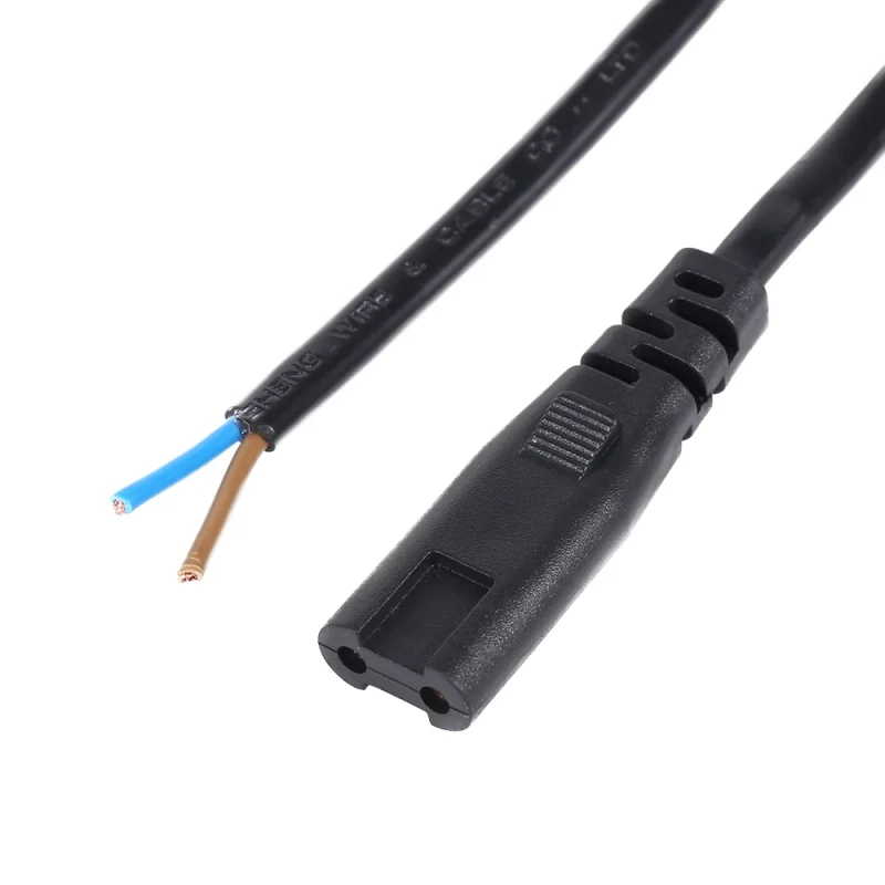 US-Standard-Dual-Plug-C7-IEC-PC-Extension-Power-Cord-1.5m-American-Style-8-Wire