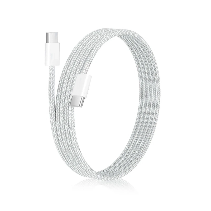 US-Warehouse-PD-60W-1M-Nylon-Type-C-USB-Cables-Fast-Charging-High-Speed-Data-Transfer-for-Apple-Iphone-15-16-Pure-Copper-C-Cable