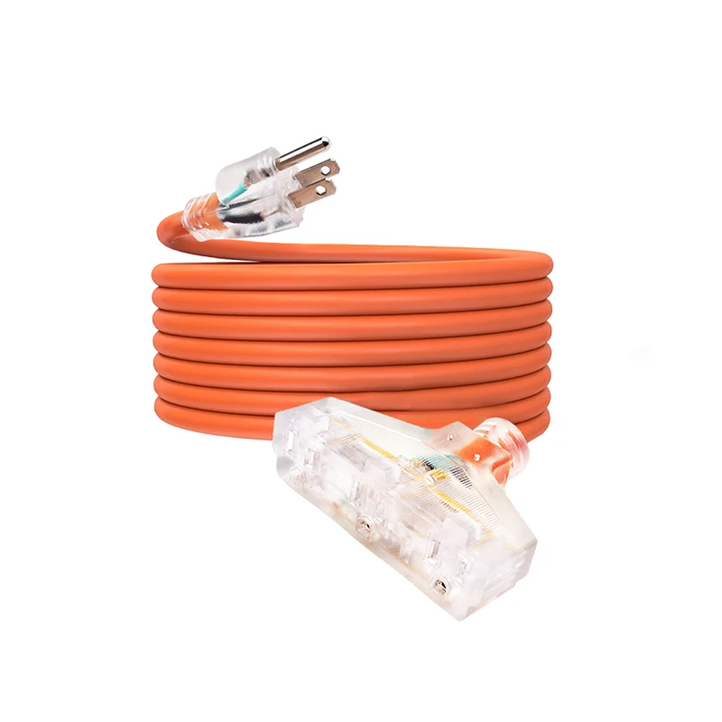 USA-ETL-Approval-16-3-25FT-Waterproof-Heavy-Duty-Orange-SJTW-IP55-UL-NEMA5-15P-to-5-15R-Extension-Cord-with-Lighted-Plug