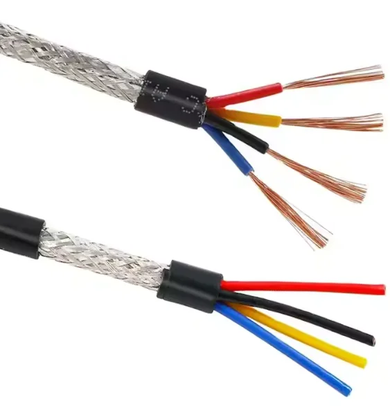 USB-2.0-4.0-Control-Cable-UL2725-4Core-Tinned-Copper-PVC-Sheath-AL-foil-Copper-Braided-Shielding-Data-Wire