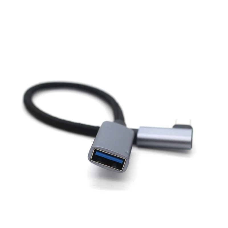 USB-3.0-AF-to-Type-C-90-Degree-Right-Angle-PVC-Jacket-Audio-Video-Cables-Carton-Box