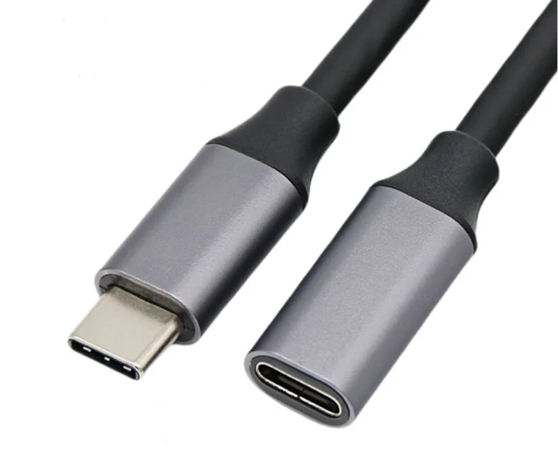 USB-3.2-Type-C-Extension-Cable-20Gbps-Data-Transfer-PD-100W-Fast-Charging-4K-60HZ-Video