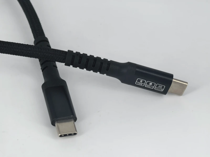 USB-Type-C-Cable-3A-Fast-Charging-5A-1m-Braid-PVC-Nylon-Aluminum-Alloy-PD-48V-100W-Thunderbolt-3-Connectors-for-iOS-Devices