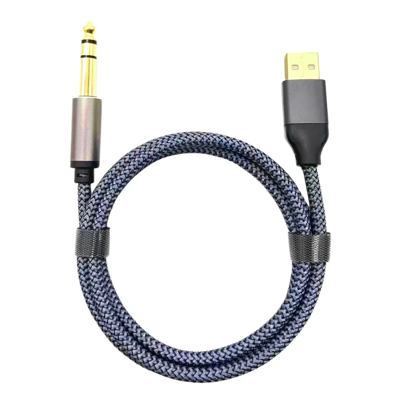 USB-to-1-4-TRS-Stereo-Audio-Cable-4FT-USB-a-to-6.35mm-1-4-Inch-Male-Audio-Adapter-for-Laptop-Windows-PC-Amplifier-Speaker