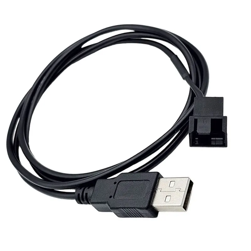USB-to-2510-Male-Female-Connector-Black-PVC-Data-Transfer-Extension-Cord-Housing-Adapter-Cable