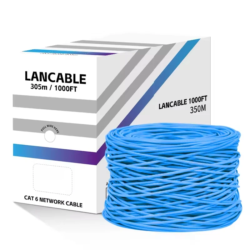 UTP-Cat6-Lan-Cable-1000Ft-305M-PVC-Jacket-Box-Factory-Outlet-for-Stockists