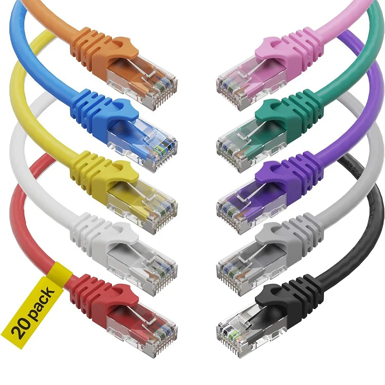 UTP-FTP-STP-Cat6-LAN-Network-0.2m-to-24AWG-RJ45-Copper-Patch-Cord-0.5m-0.8m-1m-3m-26AWG-28AWG-Communication-Cables