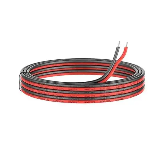 Ultra-Soft-14AWG-2-Core-Silicone-Dual-Parallel-Connector-Wire-Red-Black-Stranded-for-Thermal-RoHS-for-Underground-Motors-Lithium