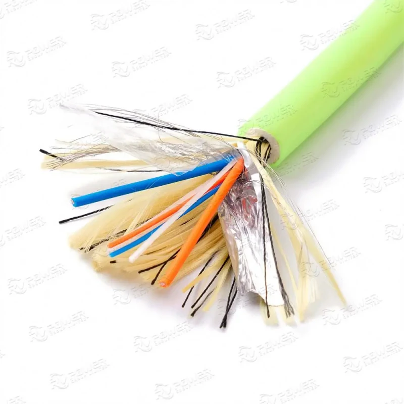 Underwater-High-Flexible-Hybrid-Power-Cable-with-Cat6-Networking-and-SM-Fiber-Optic