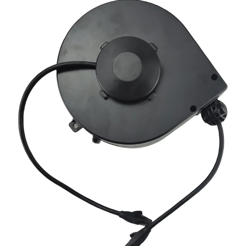Universal-Retractable-Cable-Reel-for-Signal-Transmission-Tangle-Free-Cord-Retractor-US-Plug-Plastic-Power-Data-Cords