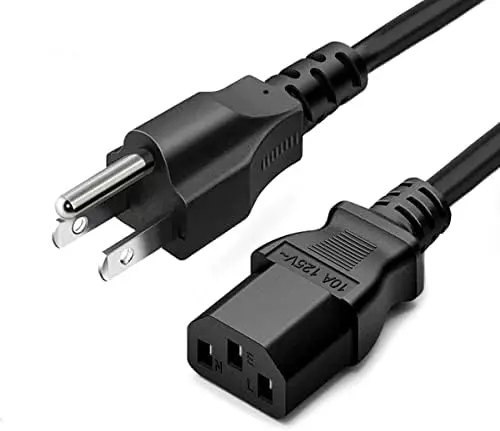 Us-C7-CordsExtension-Cords-2.5a-250v-Plug-2pin-10-Amps-125-Volts-3-Prong-Ac-Power-Cord-Cable