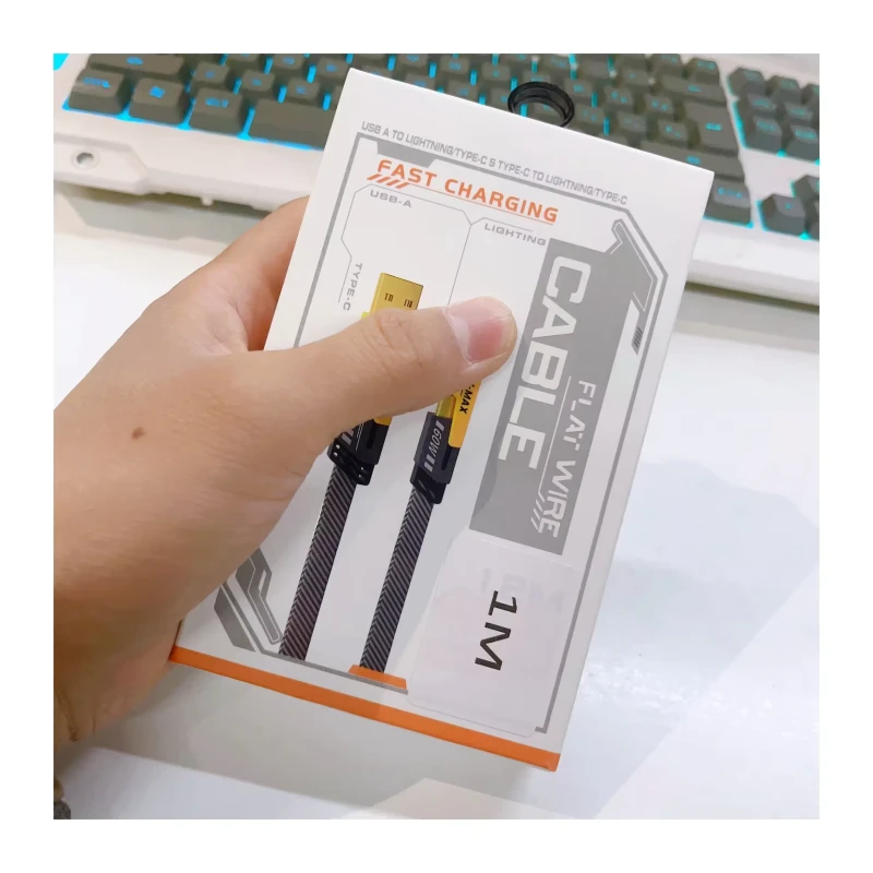 Usb-Cables-PD-65W-Fast-Charging-Cable-Zinc-Alloy-Hot-Trending-Universal-Portable-4-in-1-PVC-Standard-Nylon-Braided-Yellow-Flexi