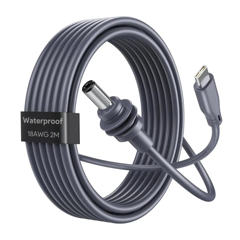 V3-Gen3-Mini-Starlink-Outdoor-Waterproof-USB-to-DC-Power-Cable-Extension-Cable-PVC-Jacket-Braid-5m