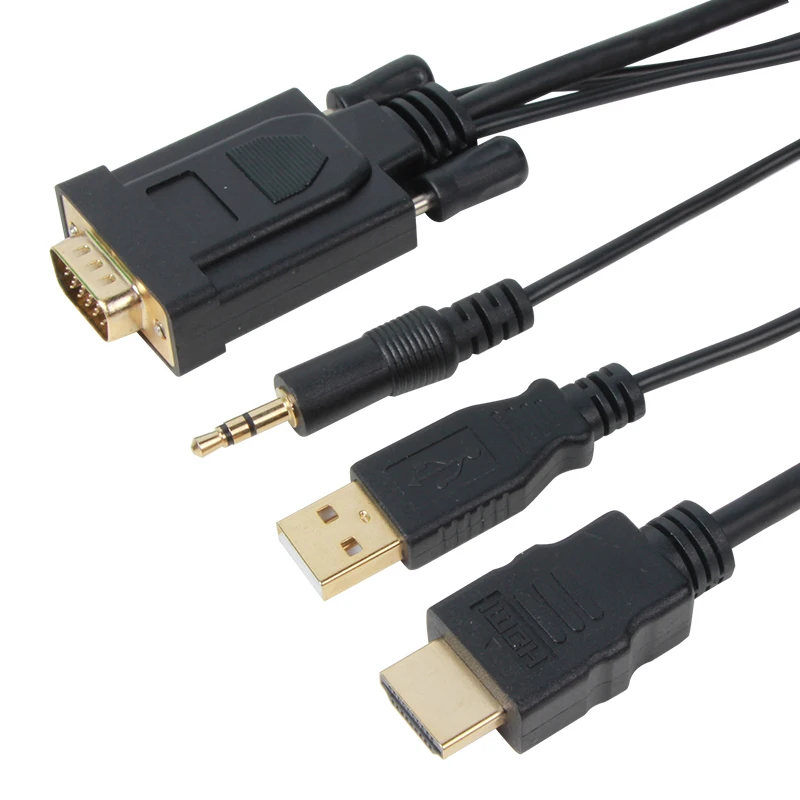 VCOM-1.8M-HDMI-to-VGA-Cable-with-Audio-FHD-1080P-60Hz-Gold-Plated-HDMI-Converter-for-Computer-Desktop-Laptop-Display