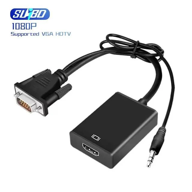 VGA-to-HDTV-Video-Converter-1080P-USB-Powered-with-Audio-Output-PVC-Jacket-Video-Converter-for-Computer-TV-Projector-Display