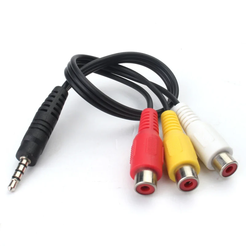 WQ-Multi-Color-Male-Male-RCA-Cable-Gold-Plated-Connector-Heavy-Duty-PVC-Audio-Video-Cord-TV-Projector-Car-Home-Theater-Private