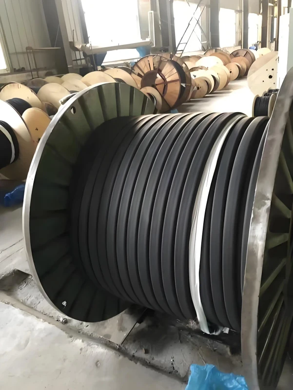 Waterproof-Copper-Flat-Rubber-Insulated-Submersible-Oil-Well-Pump-Cable-for-Marine-Industrial-Use