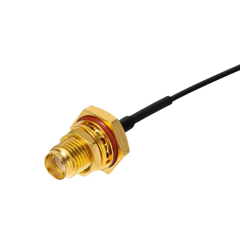Waterproof-IP67-Coaxial-Communication-Cable-SMA-Female-Bulkhead-to-UFL-Extension-Cable-Gold-Plated-Contacts-for-GSM-WiFi-GPS