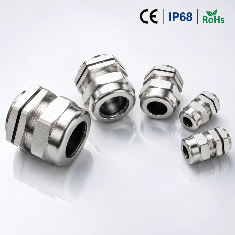 Waterproof-IP68-Wire-Gland-Stainless-Steel-304-Cable-Gland-M40-1.5-Cable-Joint
