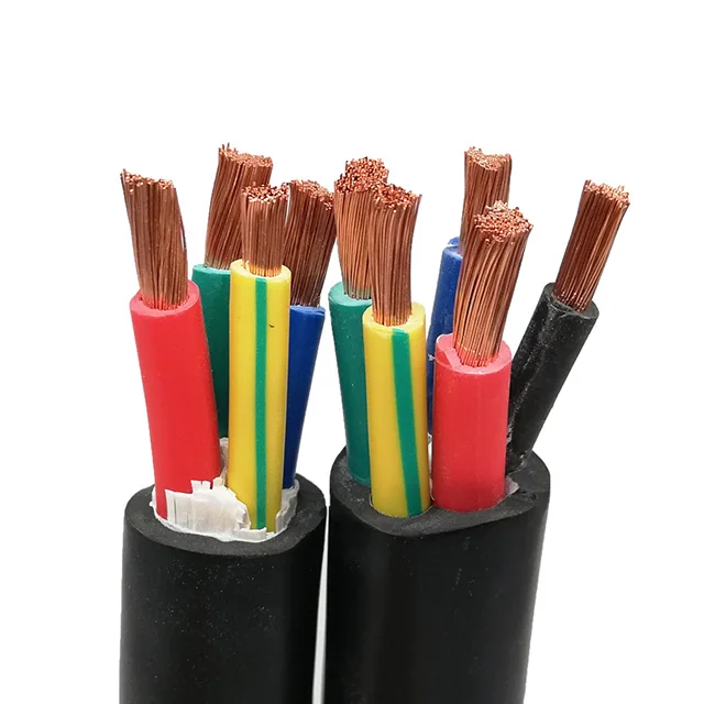 Waterproof-Submersible-Water-Pump-Cable-1.5MM-2.5MM-6MM-3-Core-4-Core-5-Core-PVC-Submersible-Pump-Cable-Wire