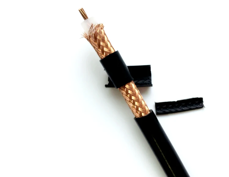 Wifi-Antenna-RF-Coaxial-Cable-Low-Loss-50ohm-RG8-SYV50-3-Pure-Copper-PVC-Jacket-200m-for-Marine-Communication