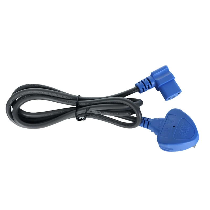 XC-S31-XZ-C13-OEM-ODM-Blue-Fused-Power-Cord-UK-BS-Plug-IEC-Female-End-Rubber-Material-IP20-250V-Home-Appliance-Extension