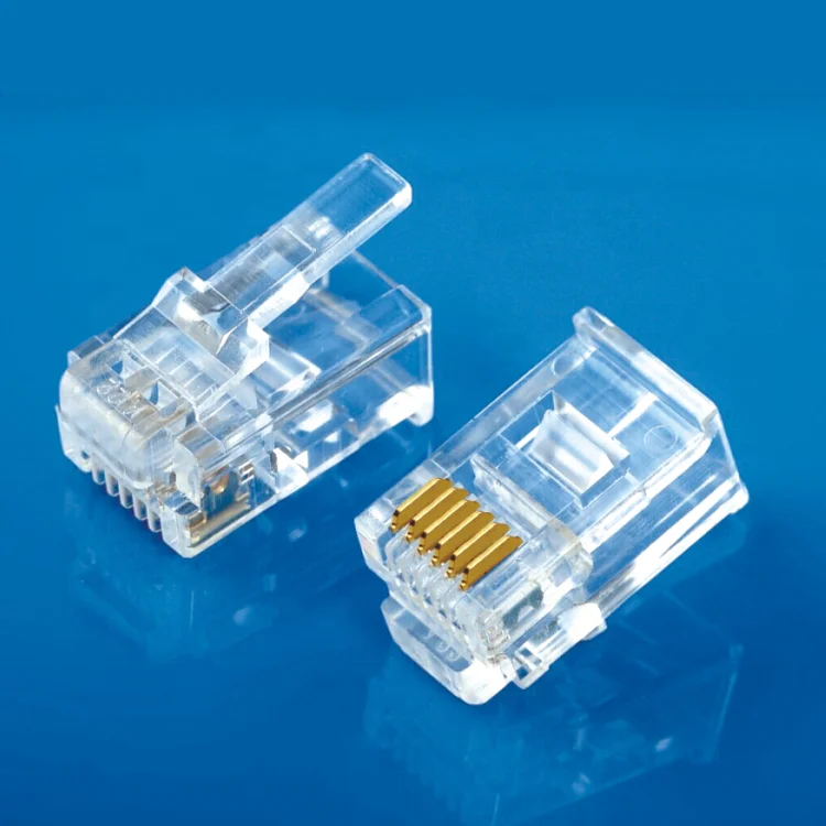XL-212-6P6C-Long-Rj12-Rj11-6P4C-RJ25-King-Size-Connector-Extended-6P4C-Modular-Network-RJ12-Telephone-Male-Cable-Connector