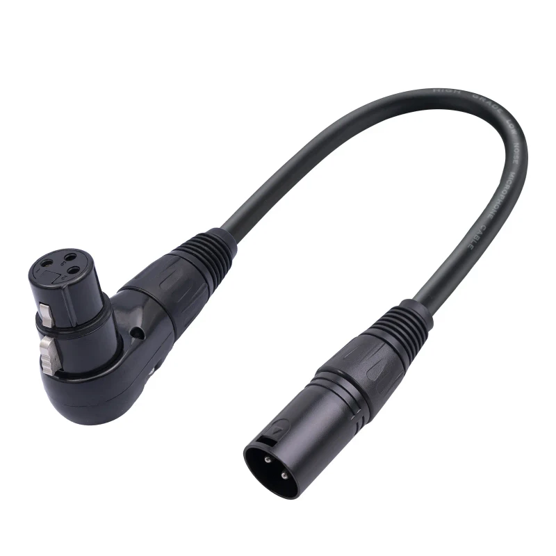 XLR-3-Pole-Male-Female-Audio-Cable-Gold-Plated-Conductor-PVC-Jacket-Combination-Shielding-Speaker-Compatible-Microphone-Monitor