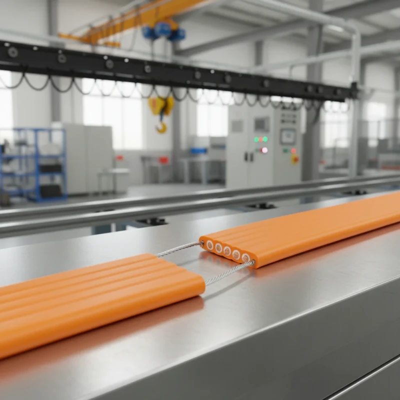 YFFBG-Copper-Elevator-Crane-Wire-450-750V-Special-Flat-Cable-Industrial-Driving-Tensile-Flexible-16-AWG-5-62G-Stranded-Rubber
