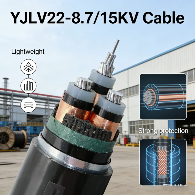 YJLV22-XLPE8.7-15kV-3x120mm